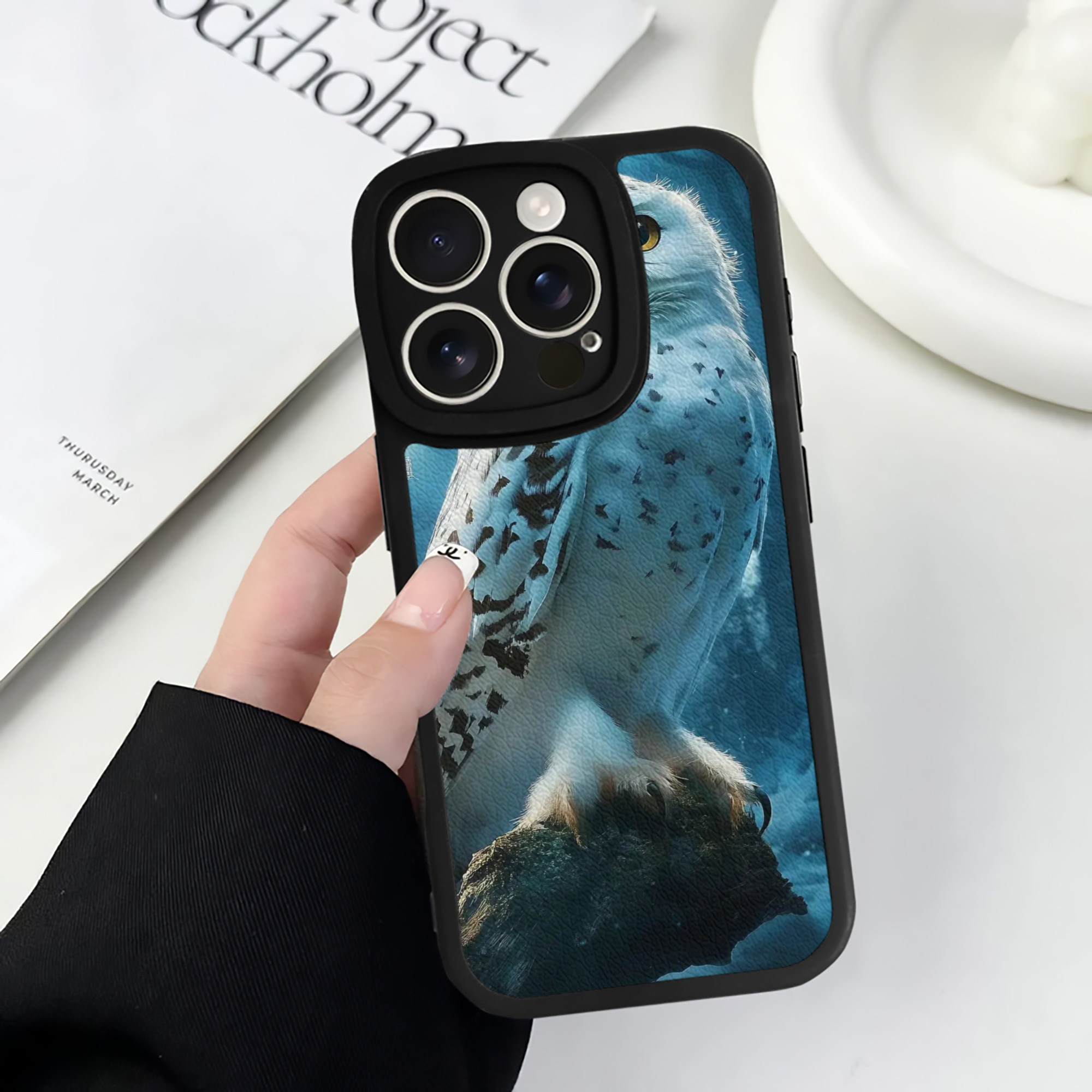 （画像用） Harry Potter ハリー・ポッターシリーズ 【iPhone 16シリーズ対応】シリコンスマホケース（レザー調） 材質：シリコン